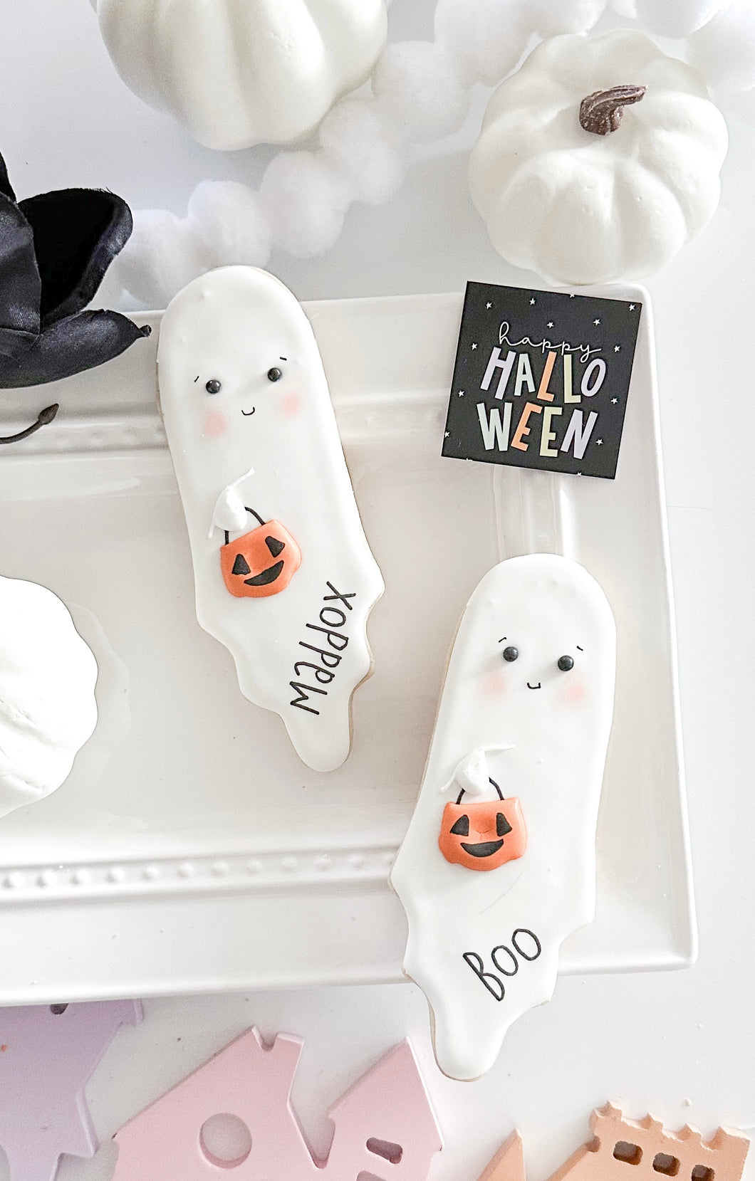 Personalized Tall Ghost Cookie