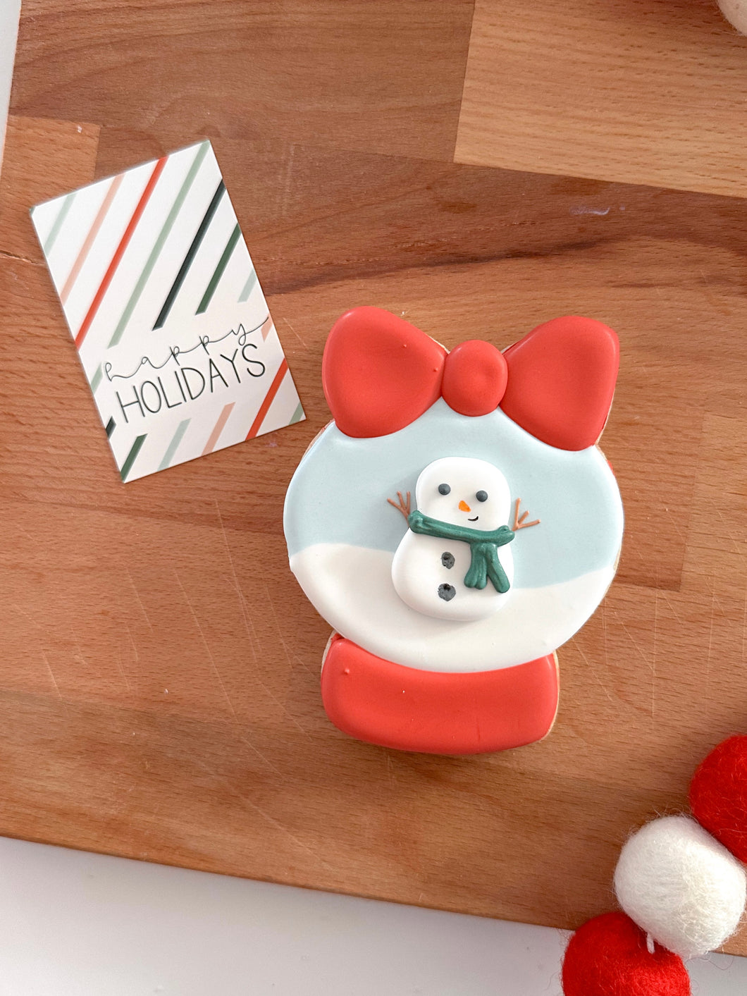 Snowglobe Cookie