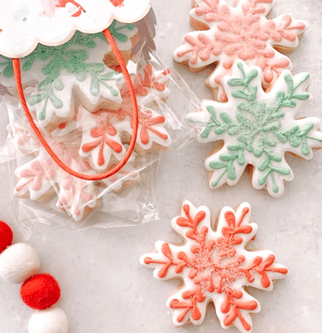 FLAVOR 3 piece Snowflake Gift Bag