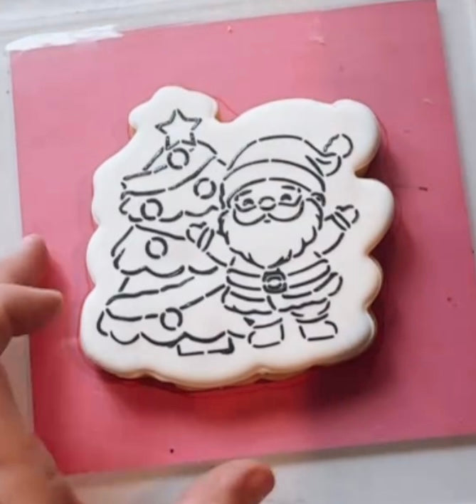 Santa Paint Your Own Cookie