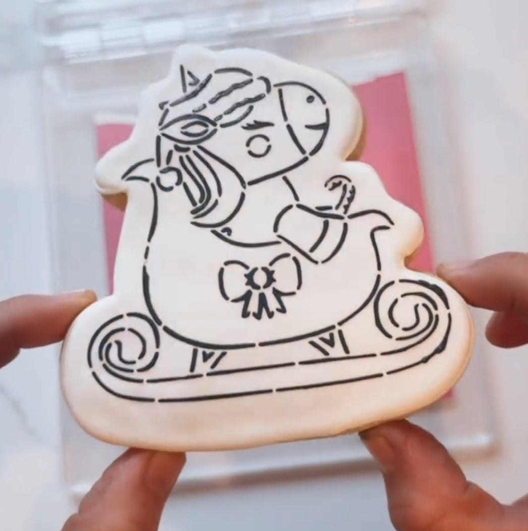 Unicorn Paint Your Own Cookie