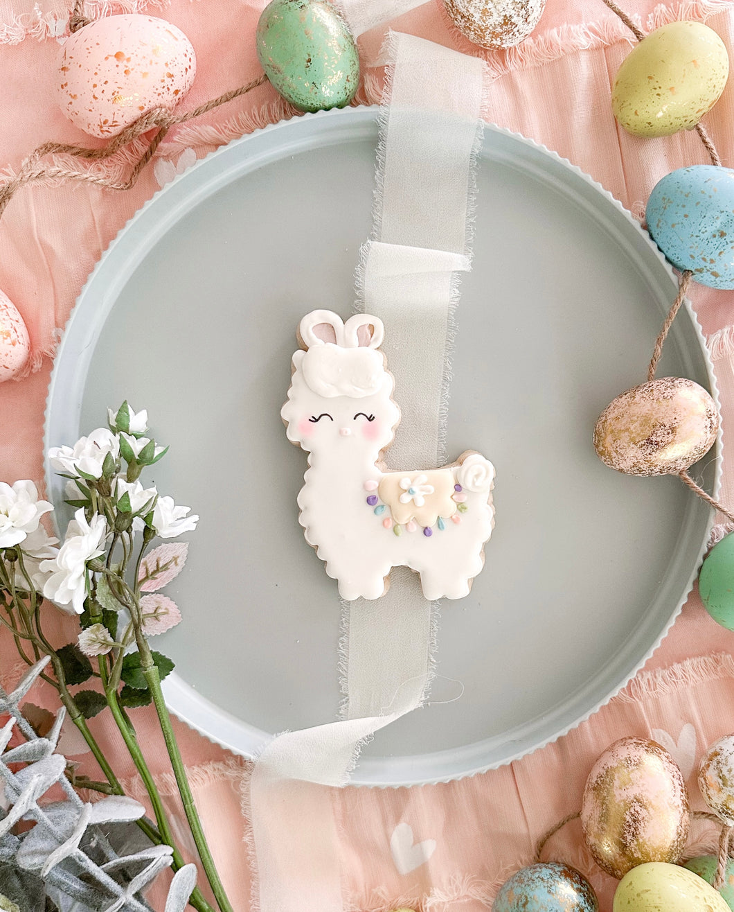 Llama Bunny Cookie