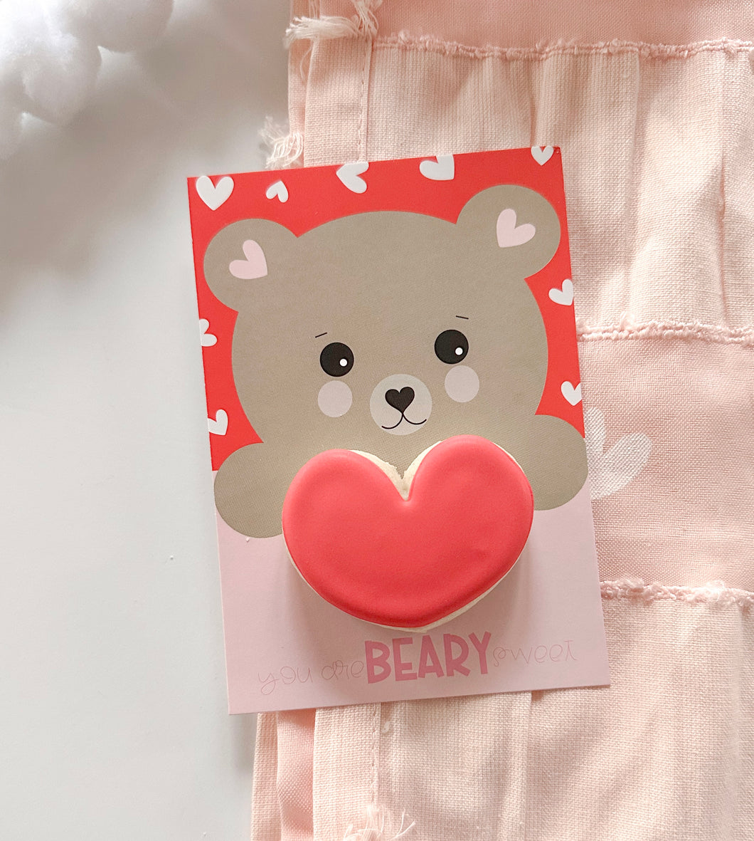 MINI cookie card - BEAR
