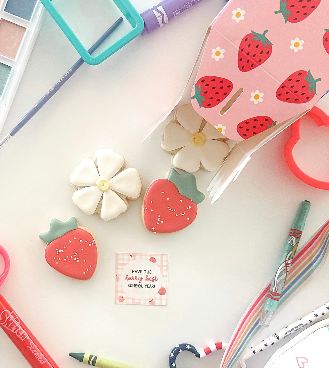 Berry Best 4 piece mini cookie box