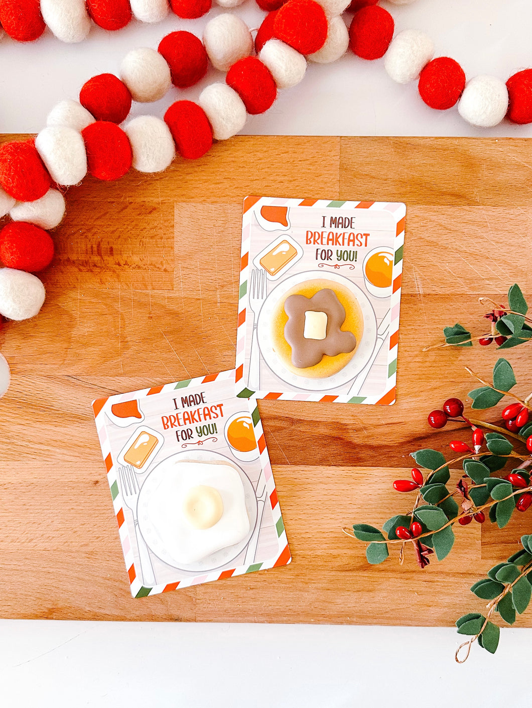 Elf Breakfast Mini Cookie Card