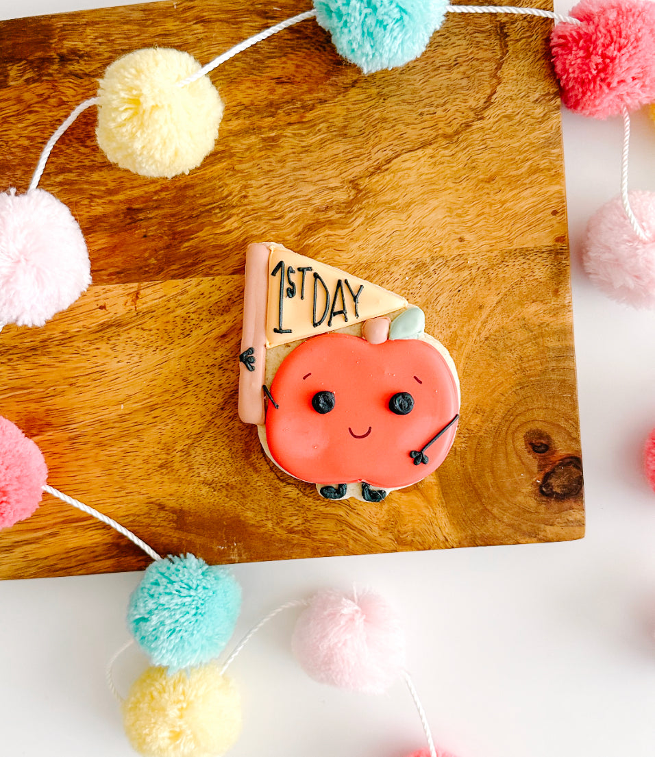 Back to School CUTIE APPLE Sugar Cookie