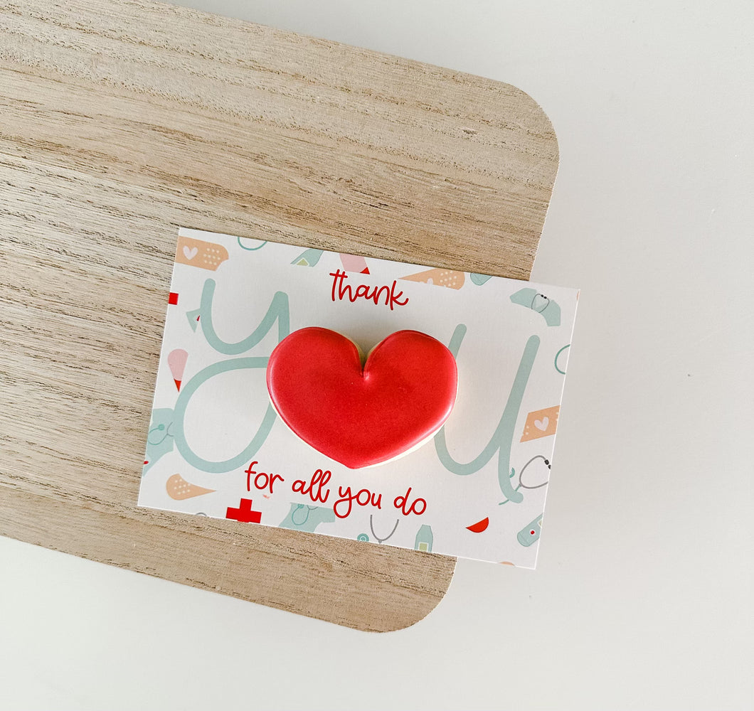 Nurse Appreciation Cookie Card