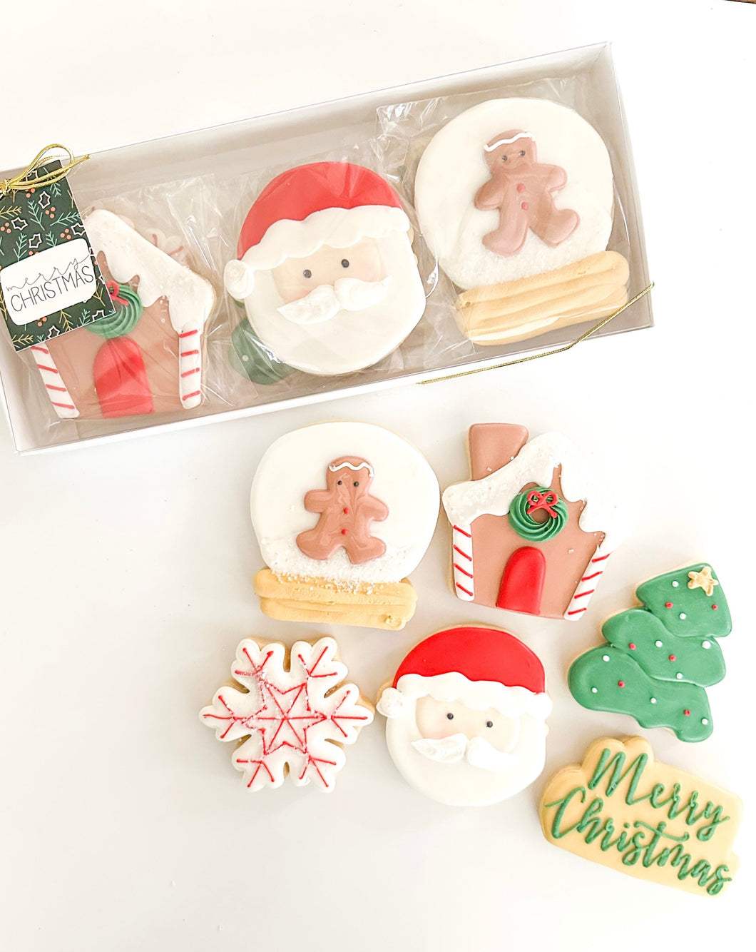 Christmas Cookie Gift Box - 1/2 dozen